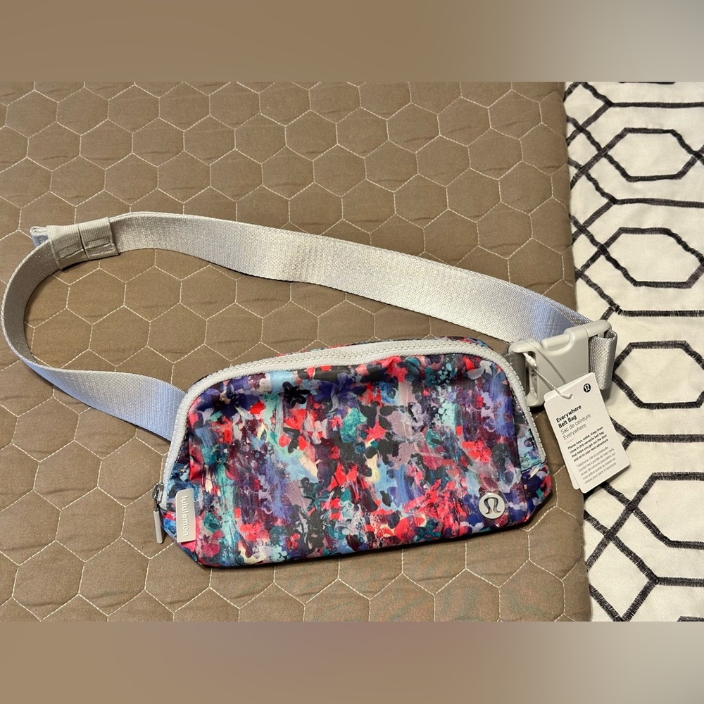 Lululemon floral crossbody bag